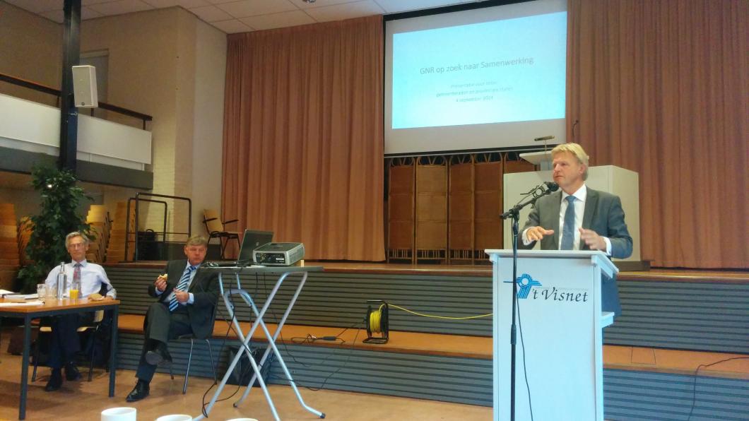 Voorzitter Jaap Bond Samenwerking GNR PWN