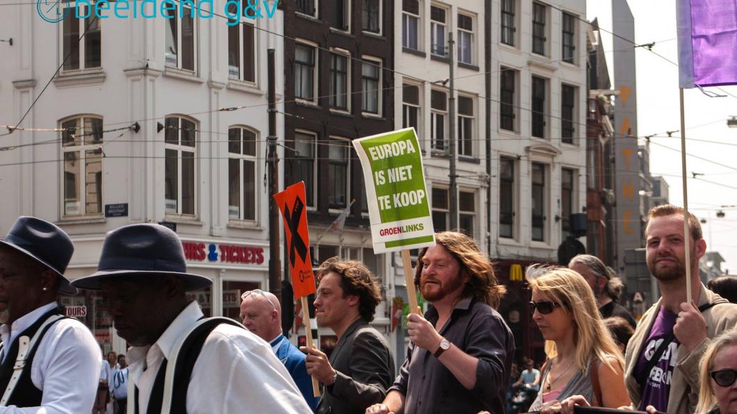 TTIP-demonstratie Amsterdam mei 2016